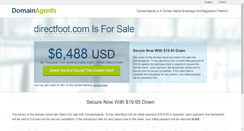 Desktop Screenshot of directfoot.com